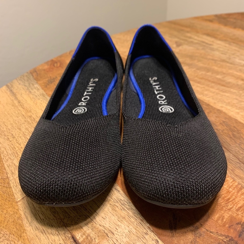 Rothy's The Flat (Size 9) - Black Solid